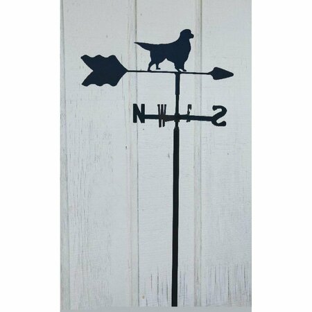 THE LAZY SCROLL Golden Retriever Garden Mount Weathervane TH330956